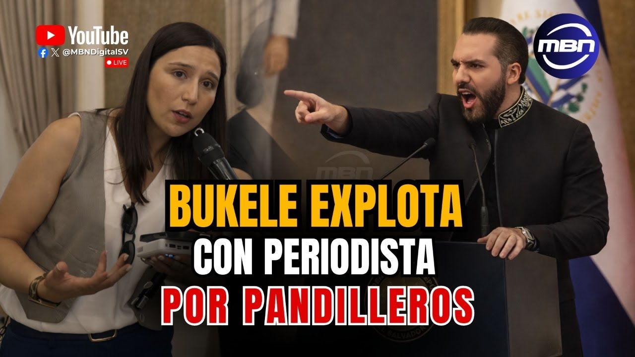 Presidente Bukele Explota por Periodista Chilena que Preguntó por Derechos de los Pandilleros