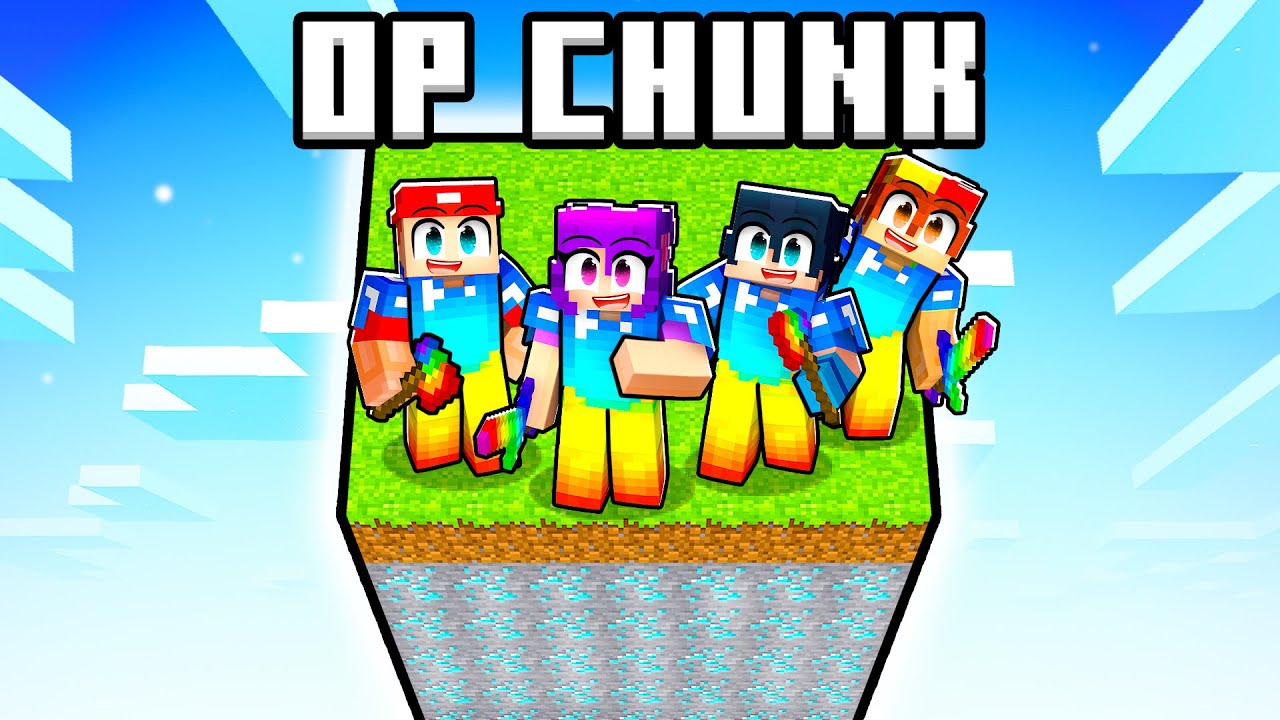Minecraft ama OP CHUNK'ta Hayatta Kalmalıyız!