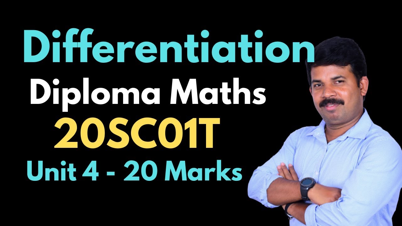 Differentiation | Diploma C20 | 20SC01T |