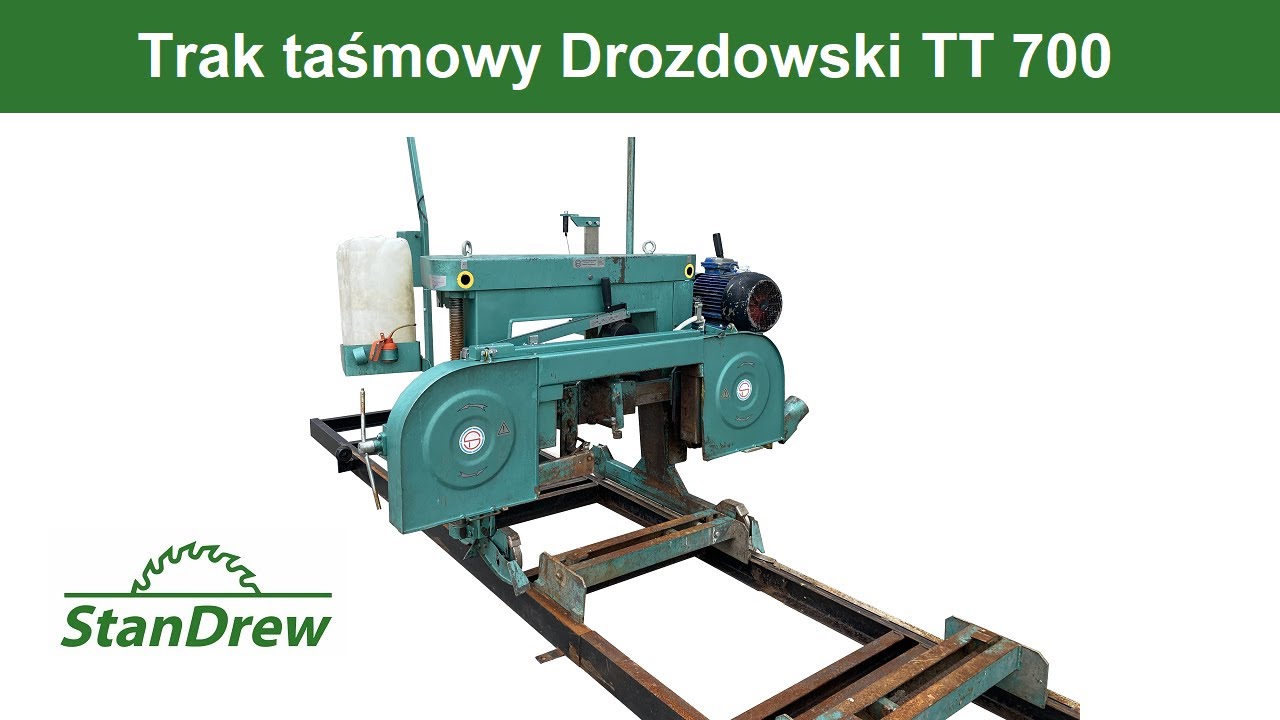 Trak taśmowy Drozdowski TT 700 - StanDrew maszyny stolarskie