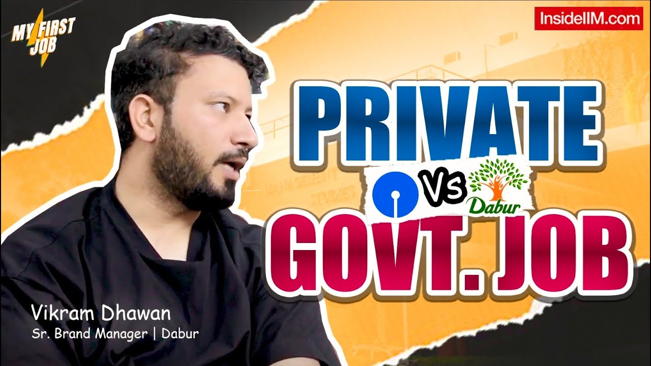Why I Quit SBI To Join FMS After 9 Years of Work Ex? , Ft. Vikram Dhawan | My First Job Ep 3