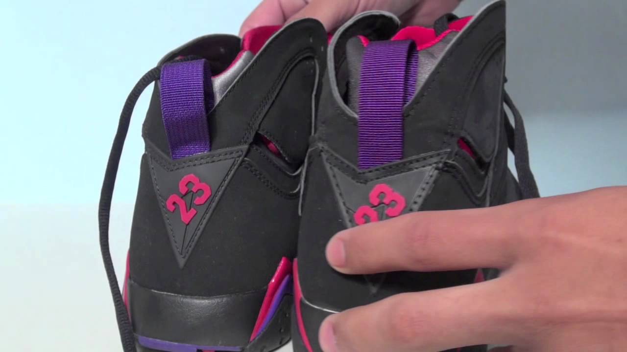 Comparison: 1992 Original vs. 2012 Retro Air Jordan 7 (VII) Charcoal (Raptor)