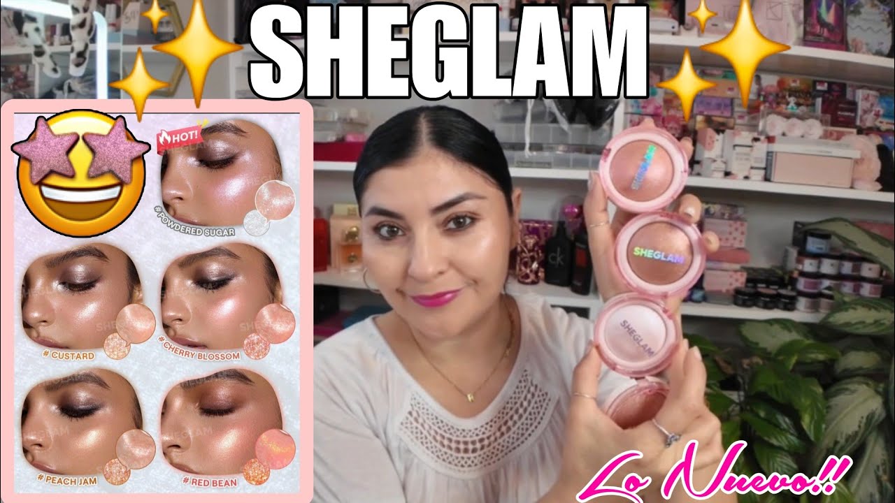 ILUMINADORES PARA DARLE ESE TOQUE!! DE BRILLO 🪄✨️ A TU MAQUILLAJE 🥰#SHEGLAM 
