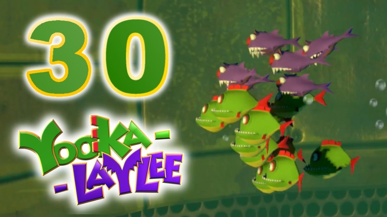 Yooka Laylee Lets Play deutsch 30 - 100 % Trauerlabyrinth-Sumpf (die letzten Pagies und Goldfedern)