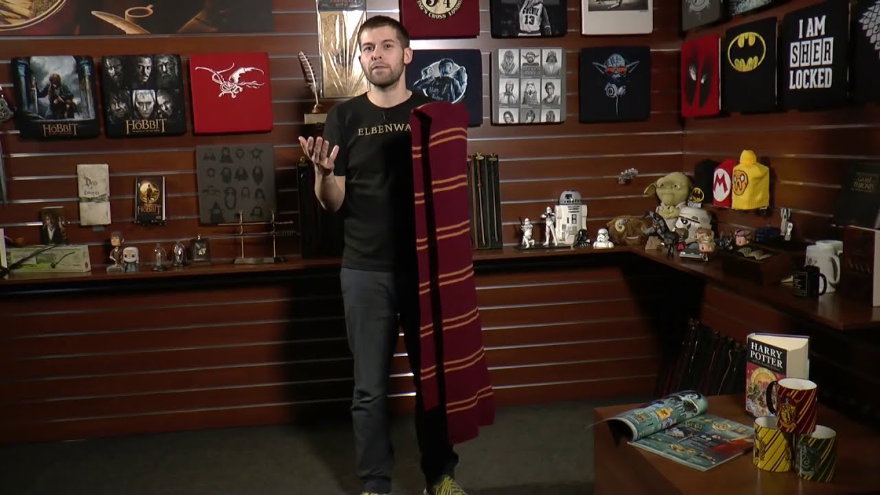 Vom Filmausstatter: Gryffindorschal aus Lammwolle