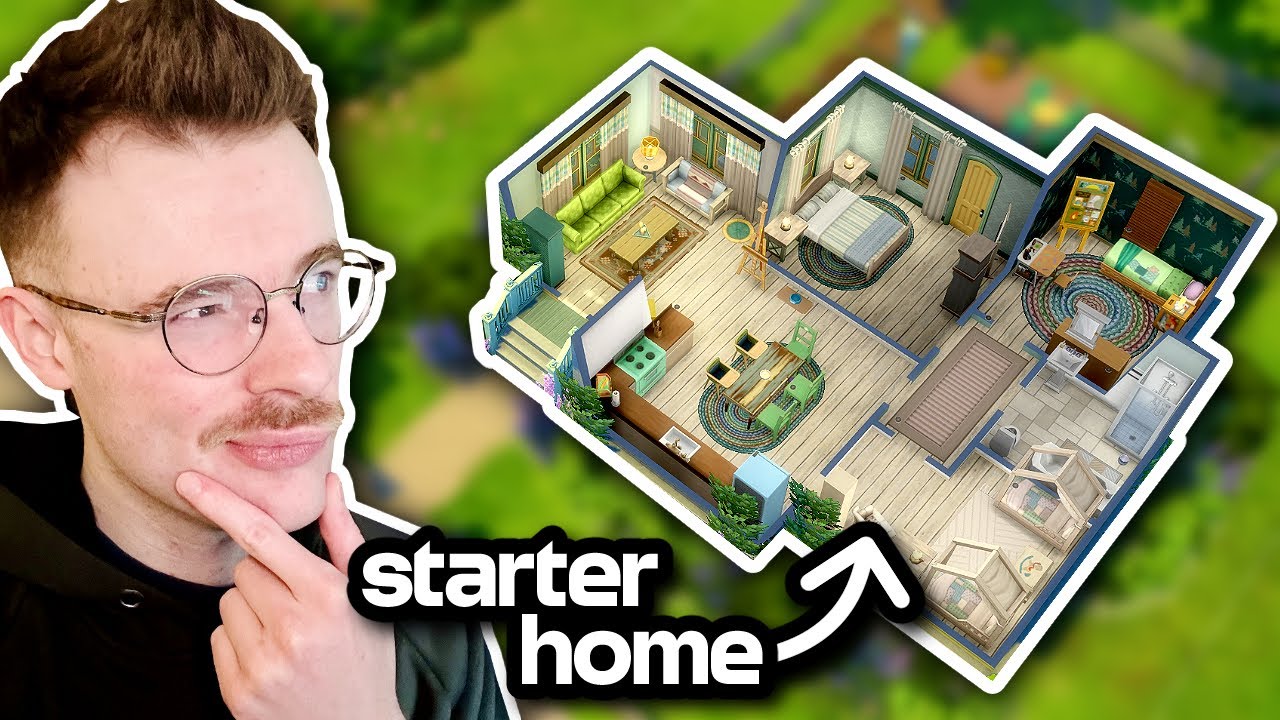 Строительство стартового дома для случайной семьи в The Sims 4 🏠