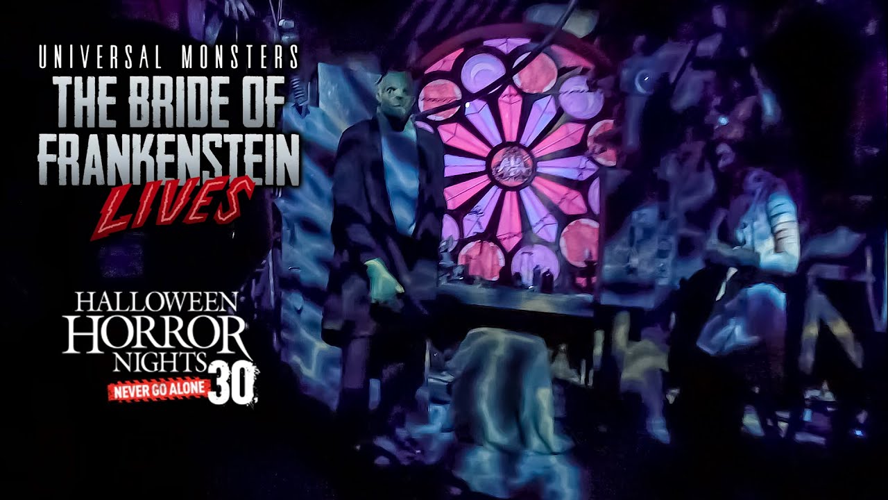 2021 The Bride of Frankenstein Lives Haunted House Halloween Horror Nights 30 Universal Orlando