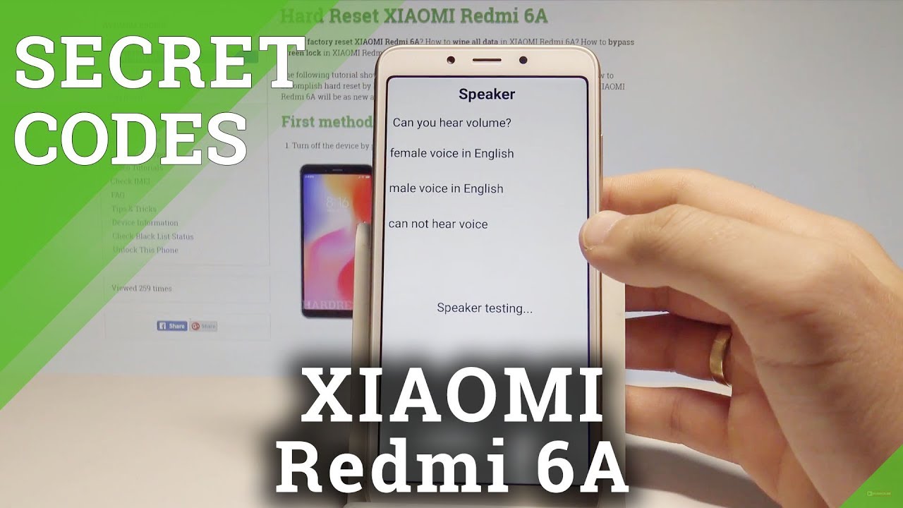 XIAOMI Redmi 6A Коды / Скрытый режим / Секретное меню / Хитрости и советы