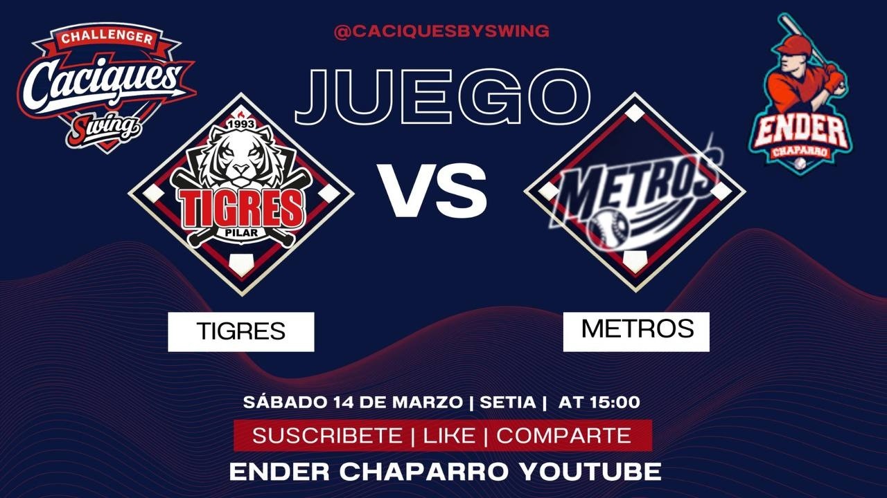 EN VIVO | TIGRES 🆚 METROS | CHALLENGER CACIQUES BY SWING 2026🥎