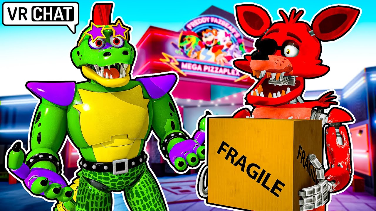 Foxy MOVES IN with Monty Gator in VRCHAT