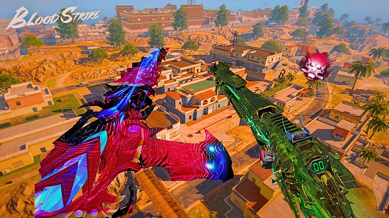 BLOOD STRIKE - 42 KILLS- THE AK47 PHOENIX FEATHER IS PEAK!- AK47 PHOENIX FEATHER + M1887 NETHERFLAME