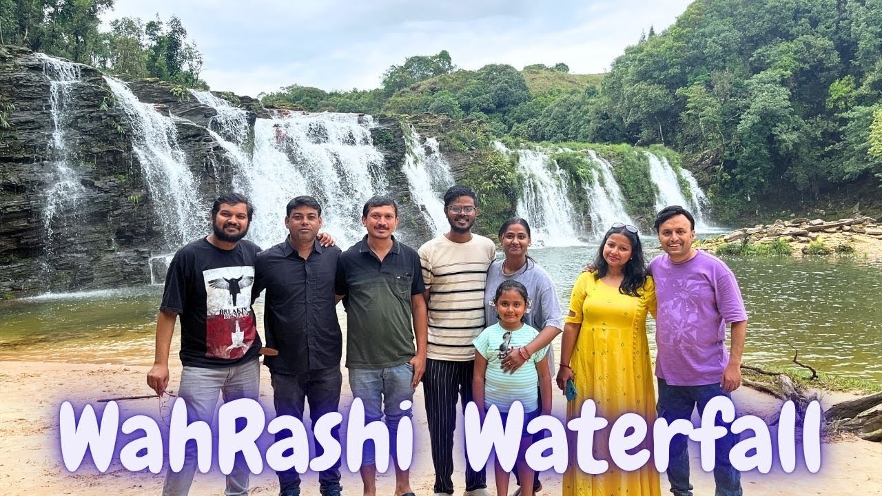 WAH   RASHI FALLS MEGHALAYA | A Hidden Gem in Meghalaya's Natural Wonders