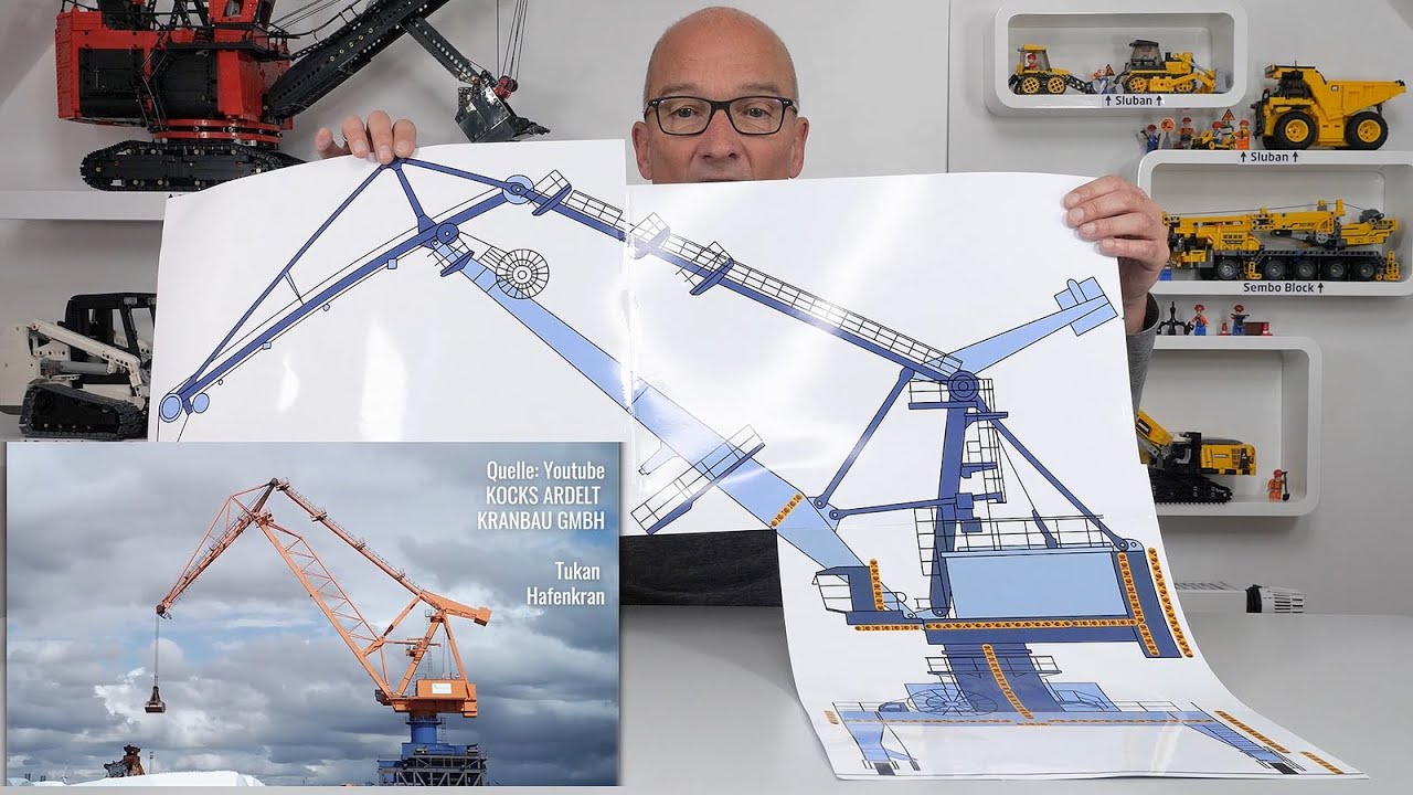 Der Tukan Hafenkran von Kocks-Ardelt - Teil 1: Plan und erste Konstruktionen des Eigenbaus