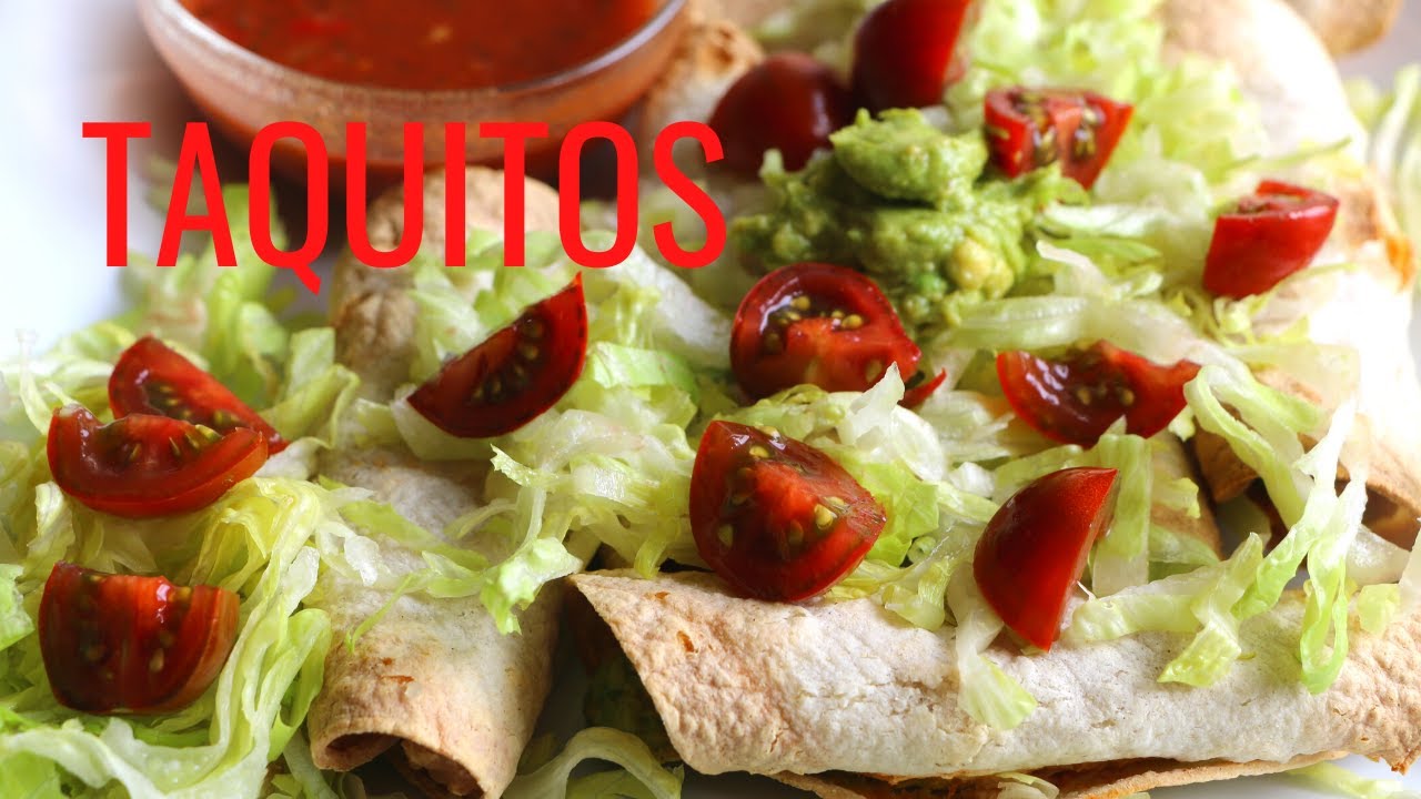 Easy No Oil Air Fryer Taquitos-Vegan