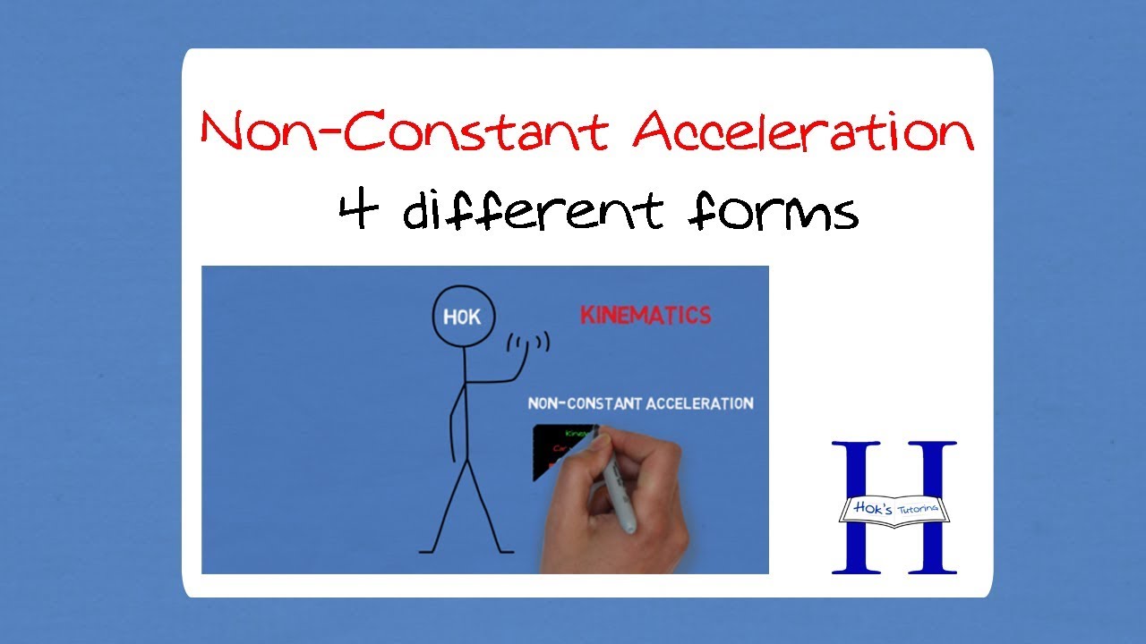 Non-Constant Acceleration (Animated)