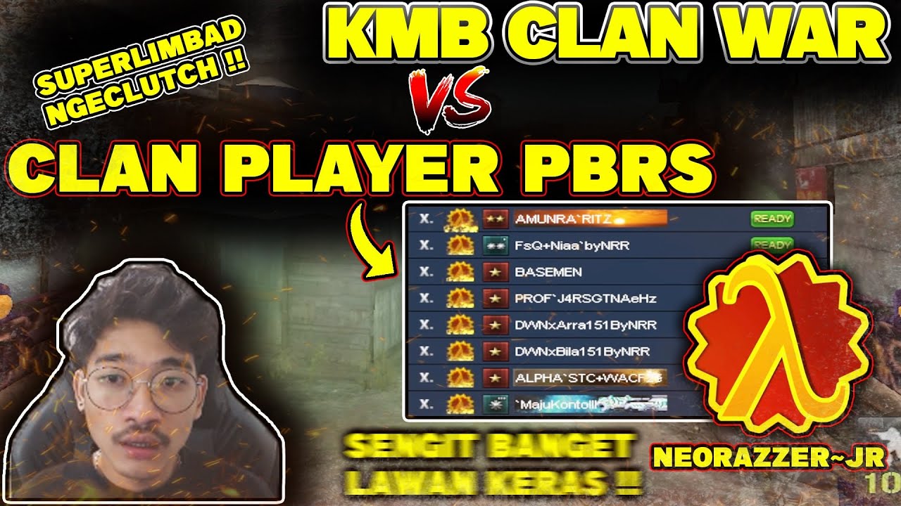 KMB LAWAN CLAN PLAYER PEMENANG PBRS MEDAN!! WAR SENGIT !! // Gameplay Point Blank Zepetto Indonesia