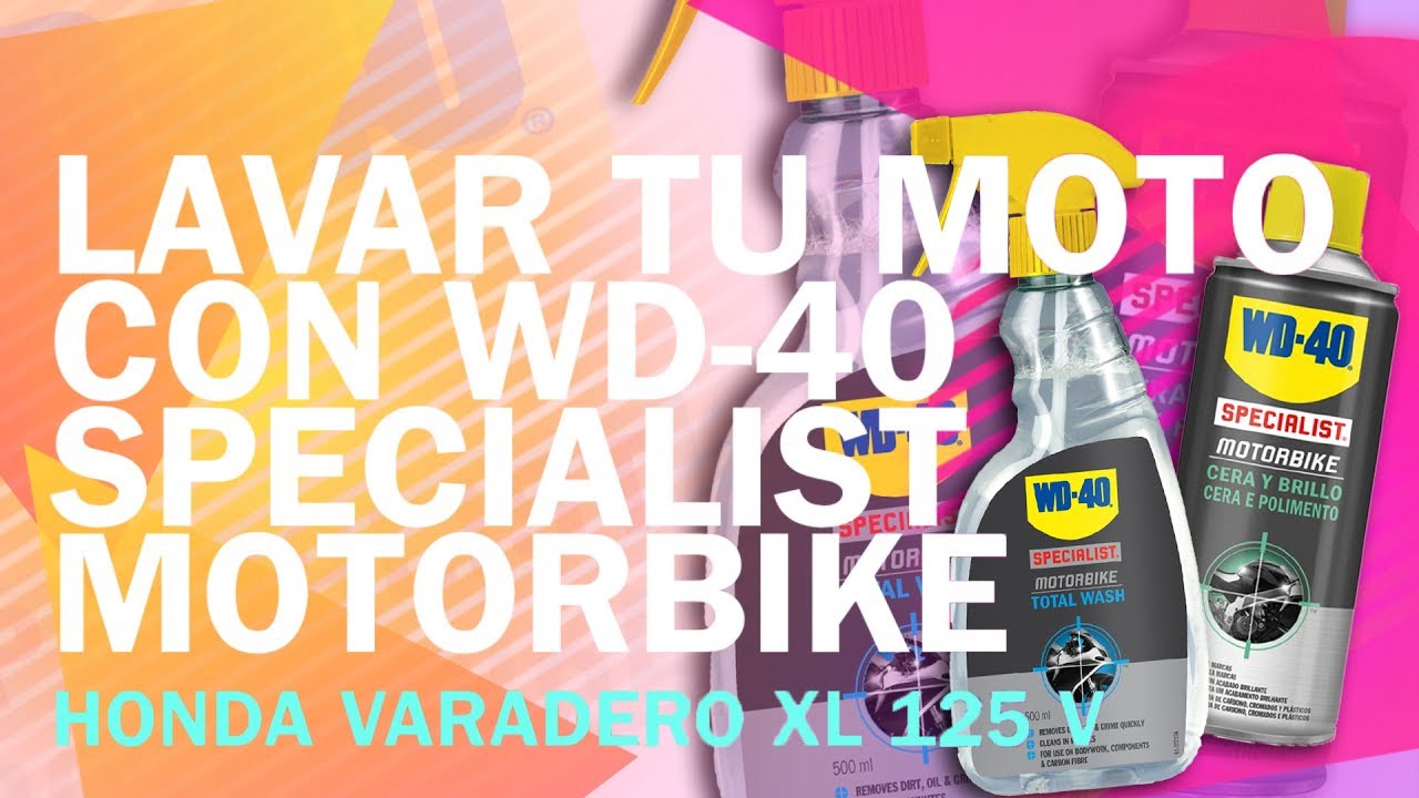 Prueba: Lavando moto con WD-40 Specialist Motorbike - Honda Varadero XL 125 V