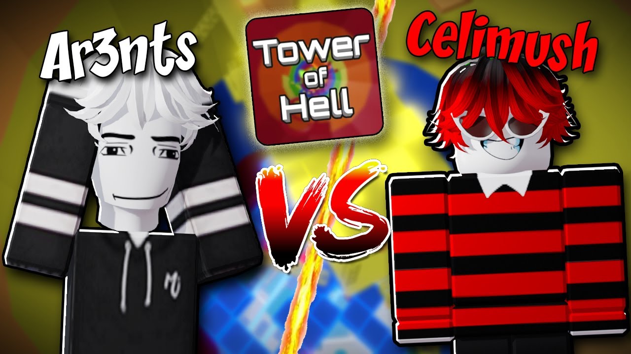 Celimush VS Ar3nts in Tower of Hell | Roblox