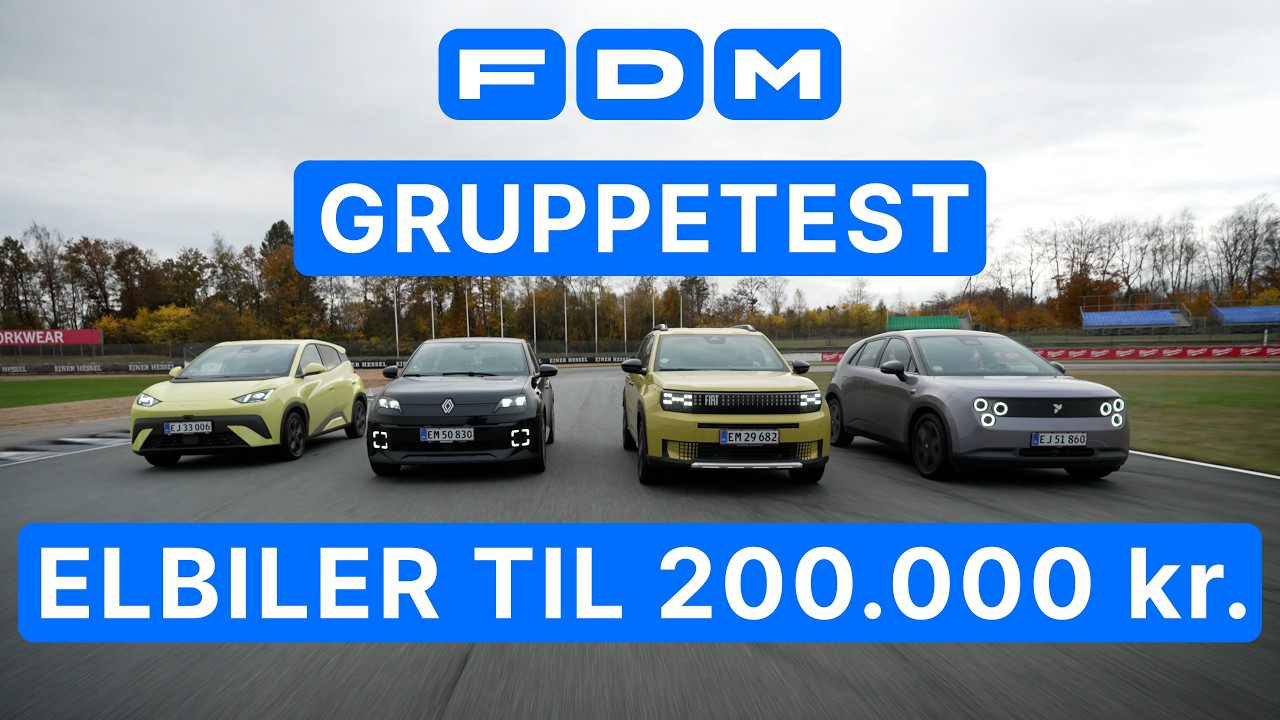 Stor test af de bedste BILLIGE elbiler på markedet!