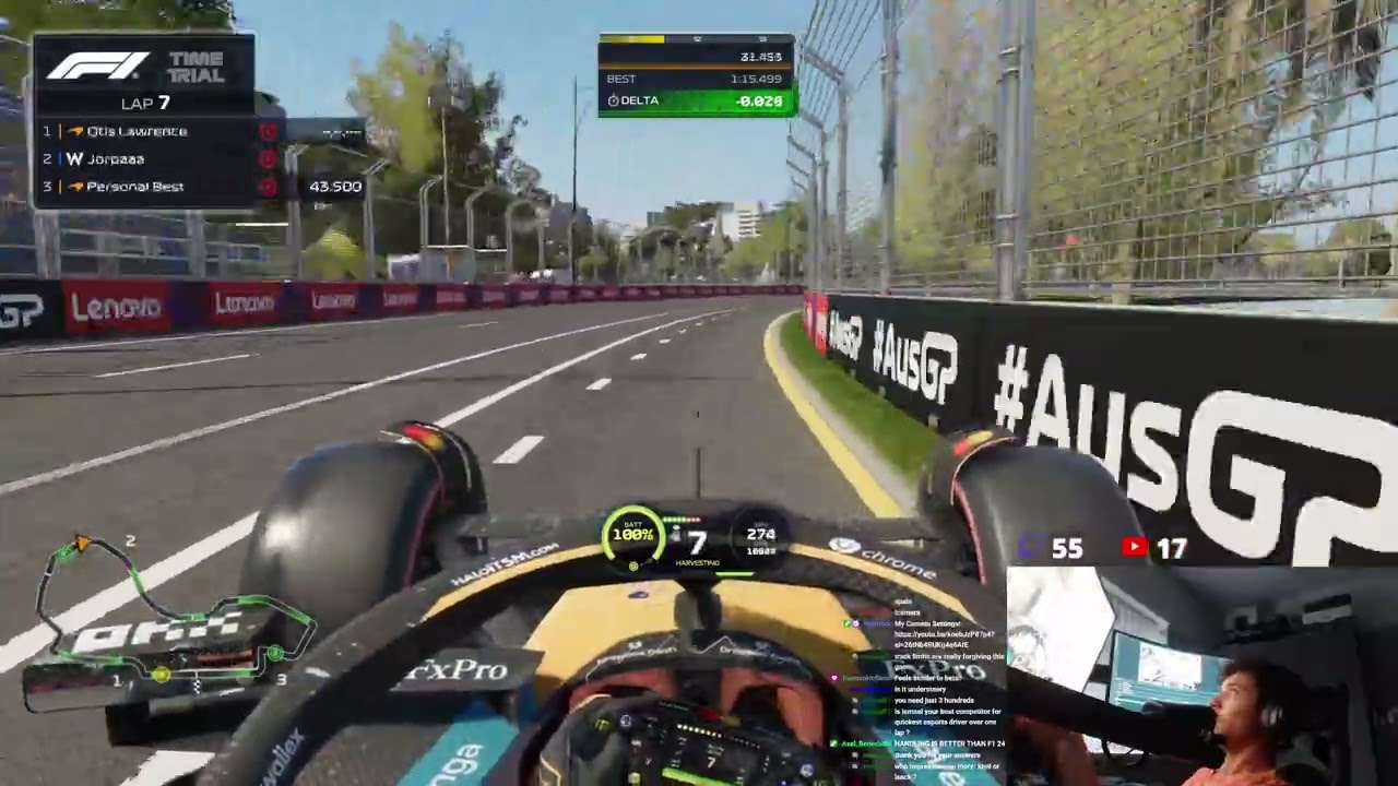 F1 25 &mdash; Австралия, быстрый круг! (Мировой рекорд) &mdash; 1:15.440 &mdash; Отис Лоуренс из ELITE45