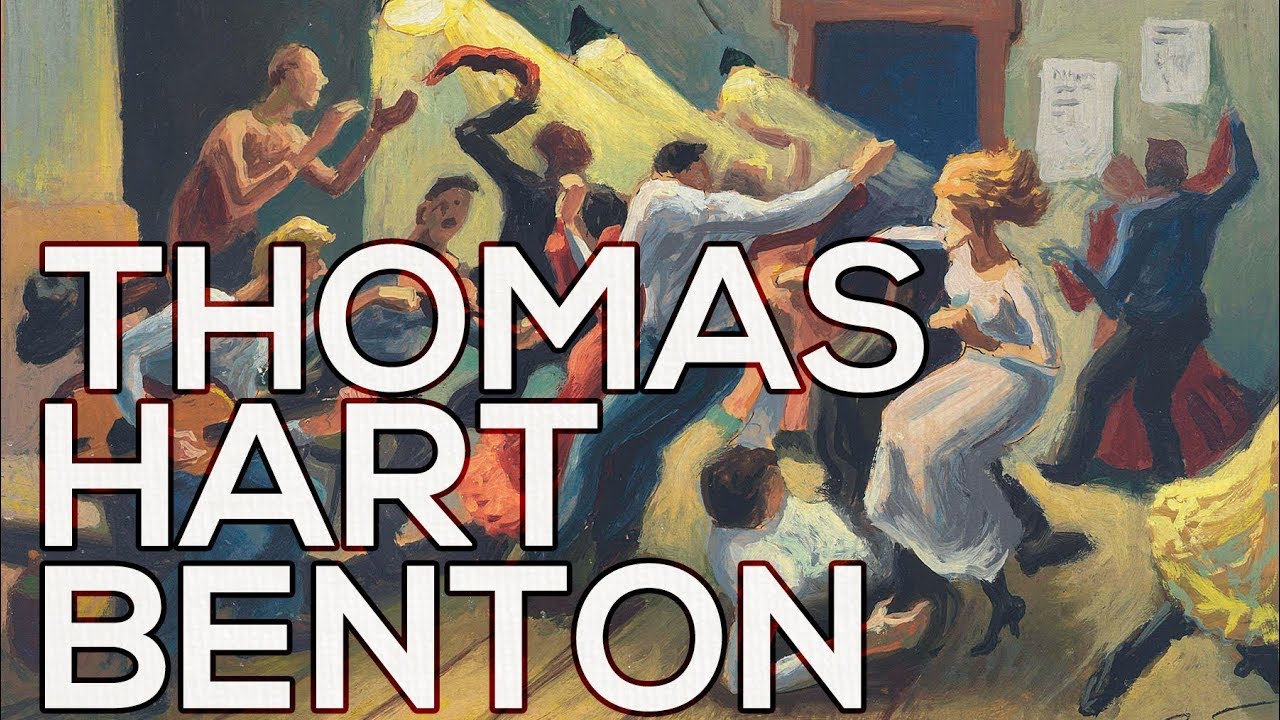 Thomas Hart Benton: A collection of 87 works (HD)