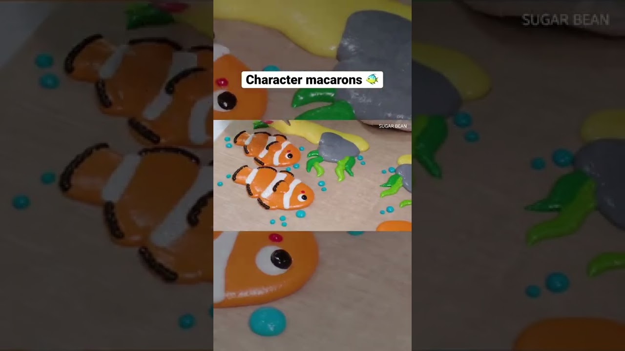 Character macarons 