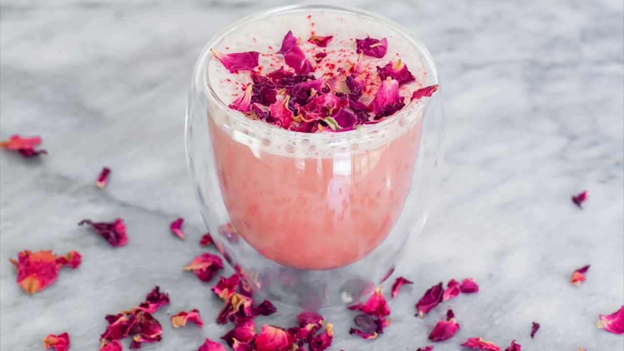 How to Make a Rose Latte