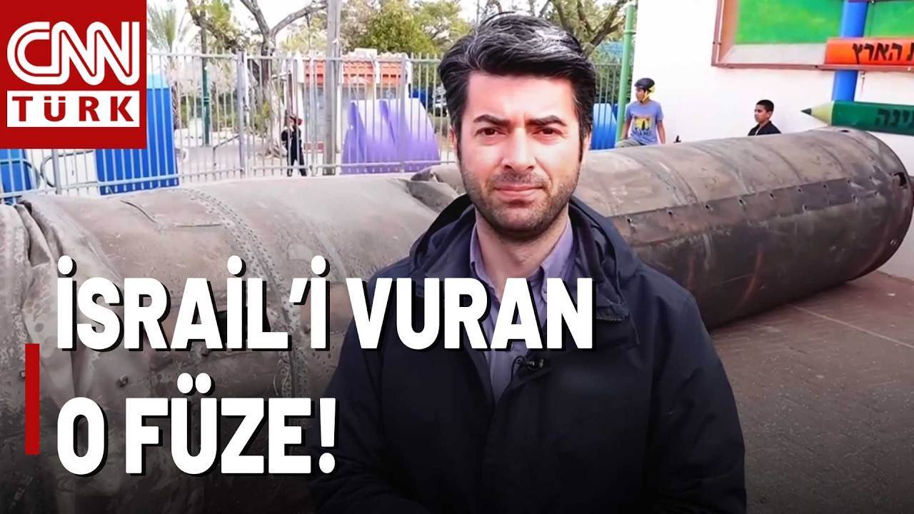 İsrail'e Atılan İran F&uuml;zesi CNN T&Uuml;RK'te! İran'ın Tel Aviv'e Attığı F&uuml;ze...