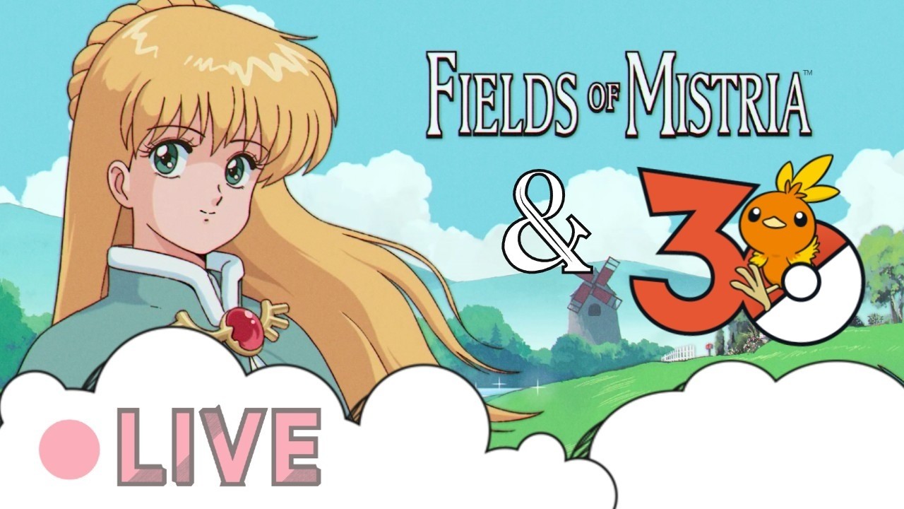 🔴 LIVE ASMR│Fields of Mistria & Pokemon Presents 30th anniversary