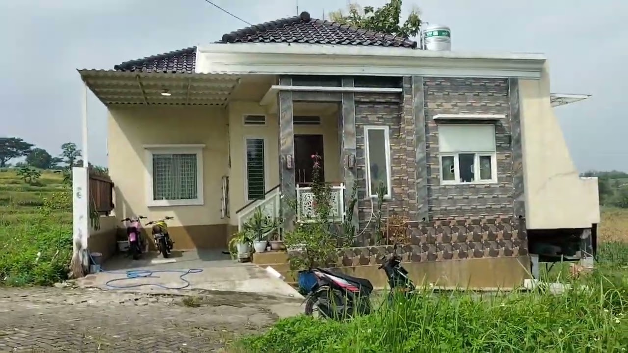 Tanah murah siap bangun view pegunungan langsung Trawas arah Mojosari, hawa sejuk segar