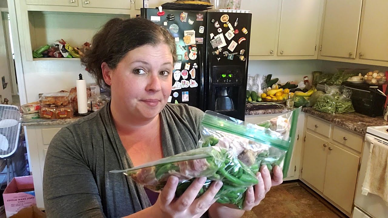 How I FREEZE green beans - Easy blanch and freeze method to preserve beans