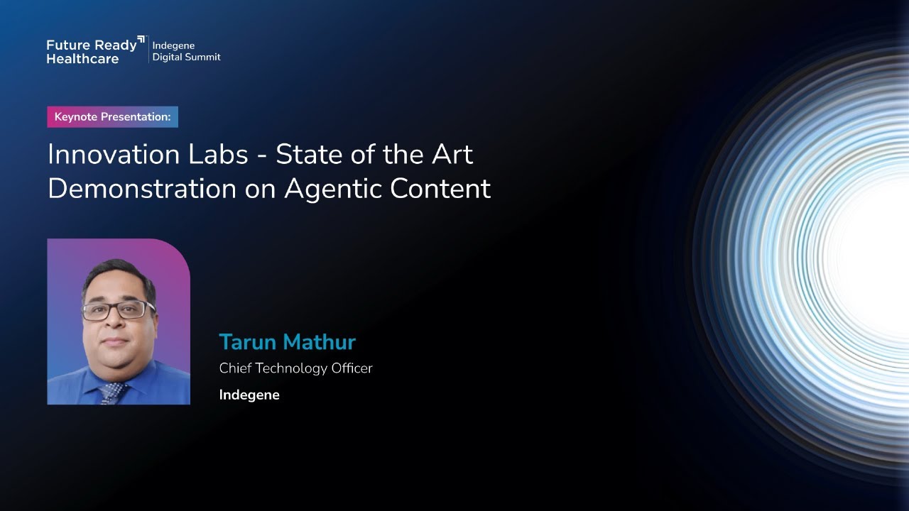 Keynote Presentation: Innovation Labs - State of the Art Demonstration on Agentic Content