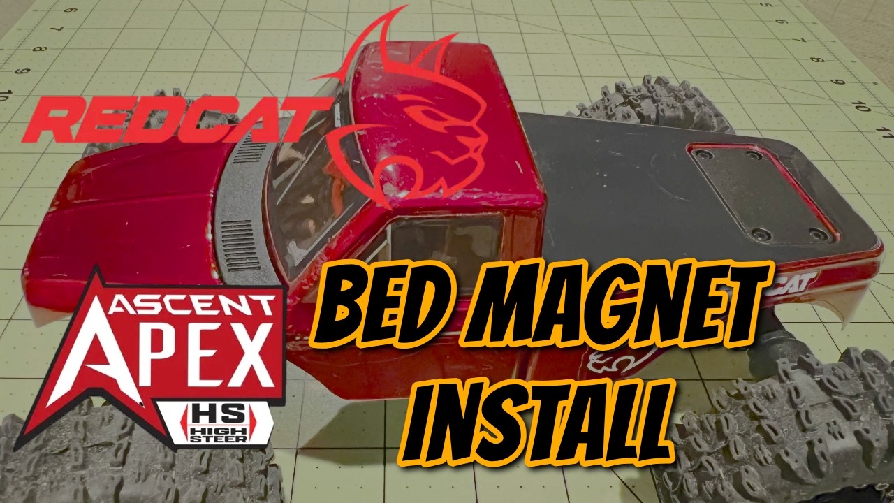 Redcat Ascent Apex 18 Bed Magnet Technique #redcatracing #apex18 #rccrawler