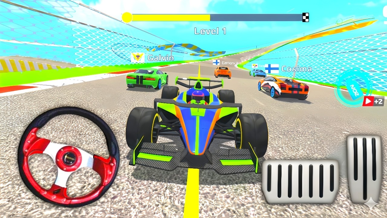 Impossible Crazy Cars Mega Ramp |Extreme Car Stunts Racing Driver Master Simulator Gameplay #racing