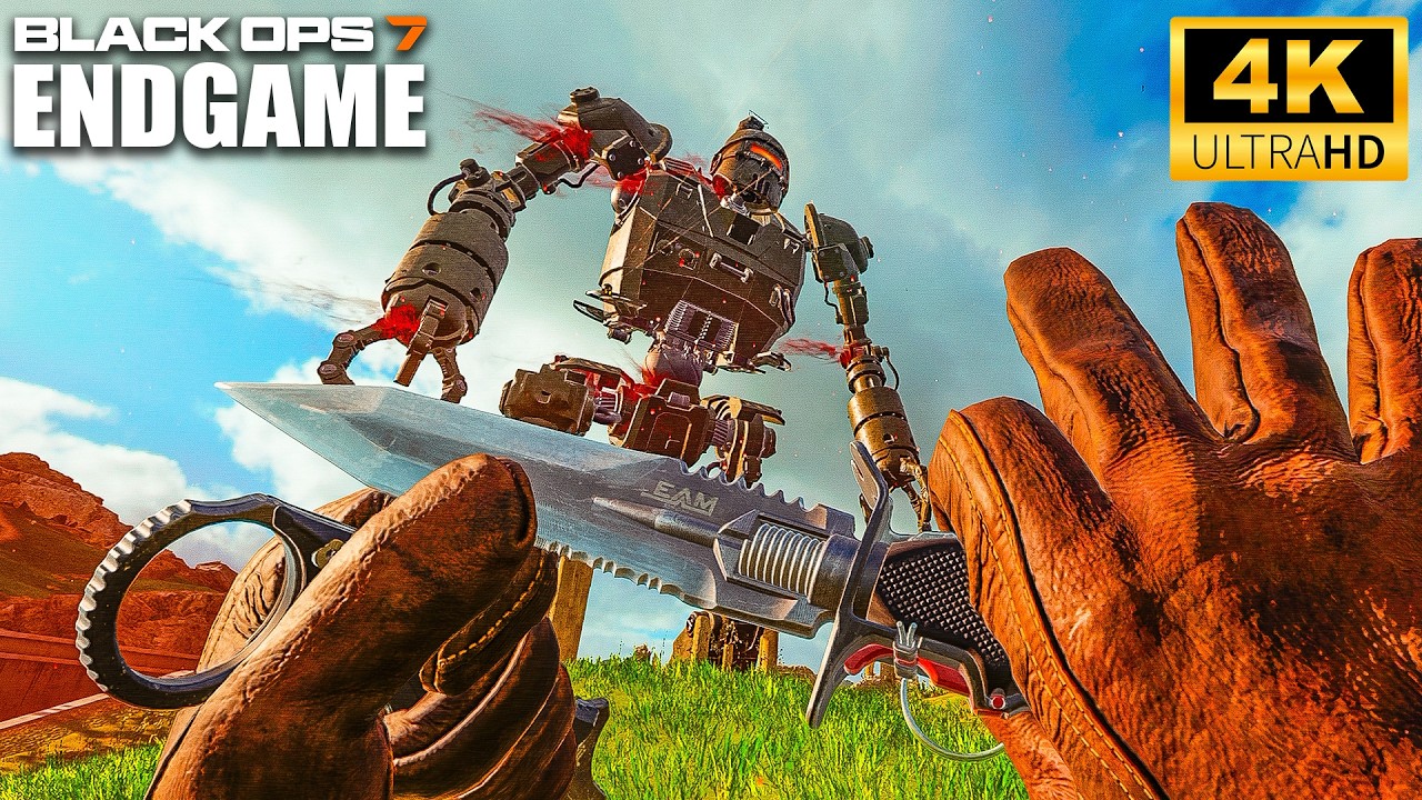 BLACK OPS 7 ENDGAME - ORIGINS ROBOT (COLOSSUS OF AVALON) 4K Gameplay No Commentary