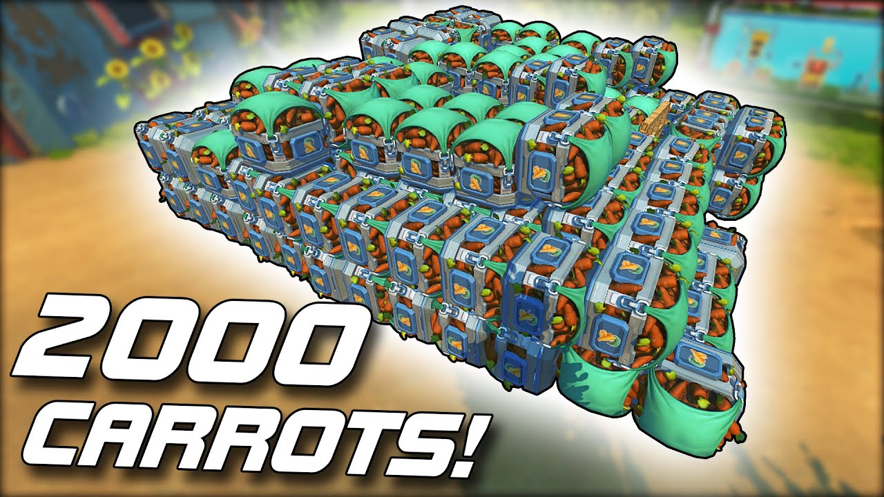 We Grew 2000 Carrots to Finish the MEGA FARM! (Scrap Mechanic Co-op Survival Ep.36)