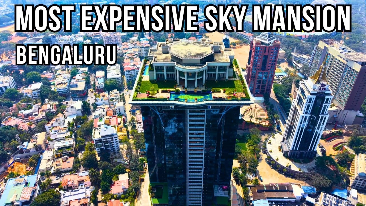 Vijay Mallya’s Most Expensive Sky Mansion in Bangalore | Kingfisher Towers | 4K | DJI Mini 5 Pro