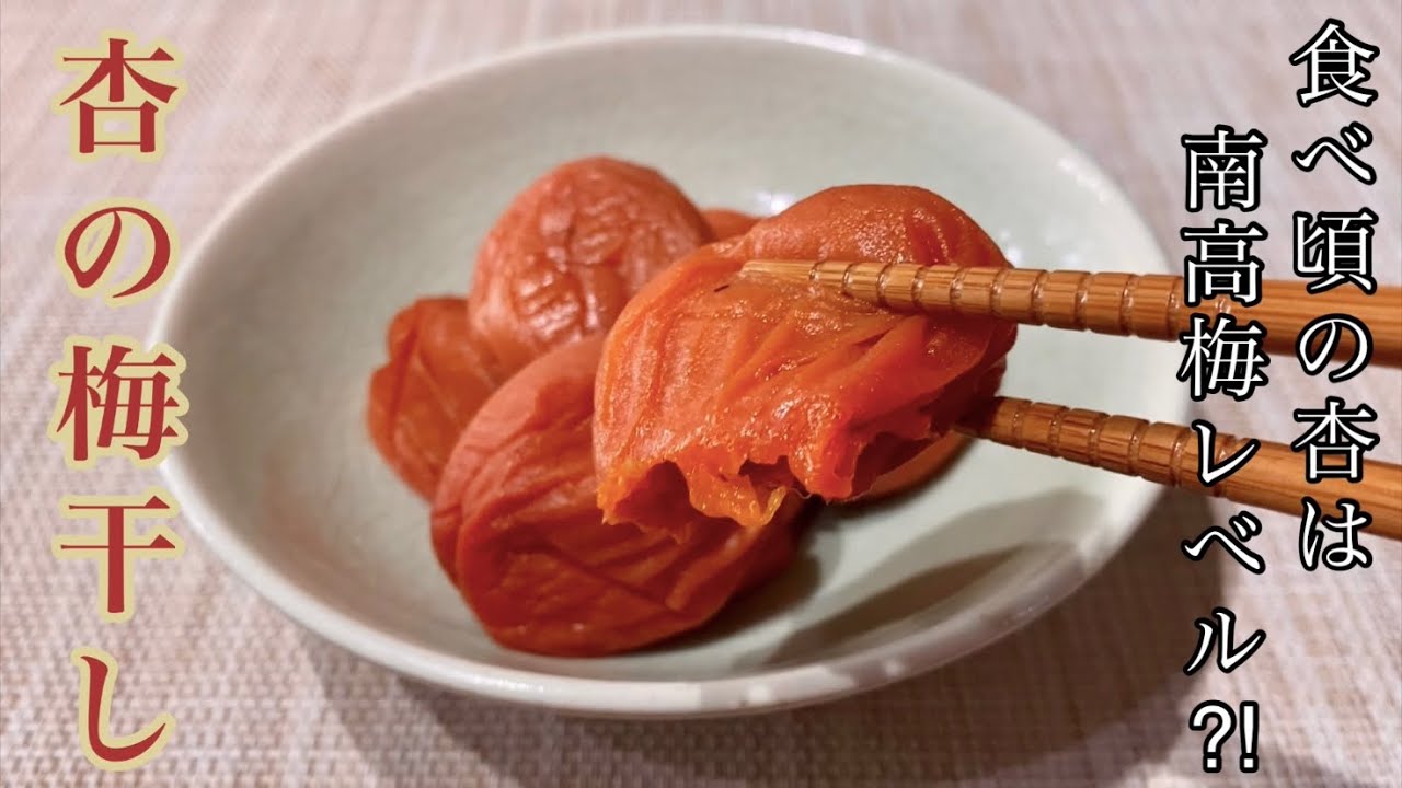 ほぼ梅干し！完熟杏で漬ける杏干しの作り方