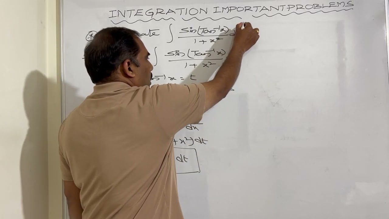 INTEGRATION IMPORTANT PROBLEMS:PAGE :205 EXERCISE:6(b) SECTION:I : 7 MATHEMATICS:IIB (VSAQ)