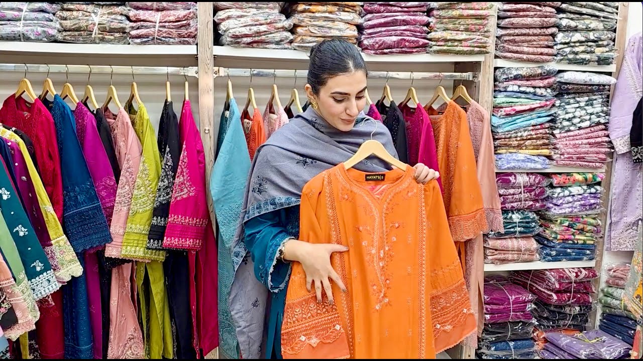 Khaddar 3pc Luxury Pret from 3K to 6K | Fully Embroidered Organza detailing | Long length Shirts |