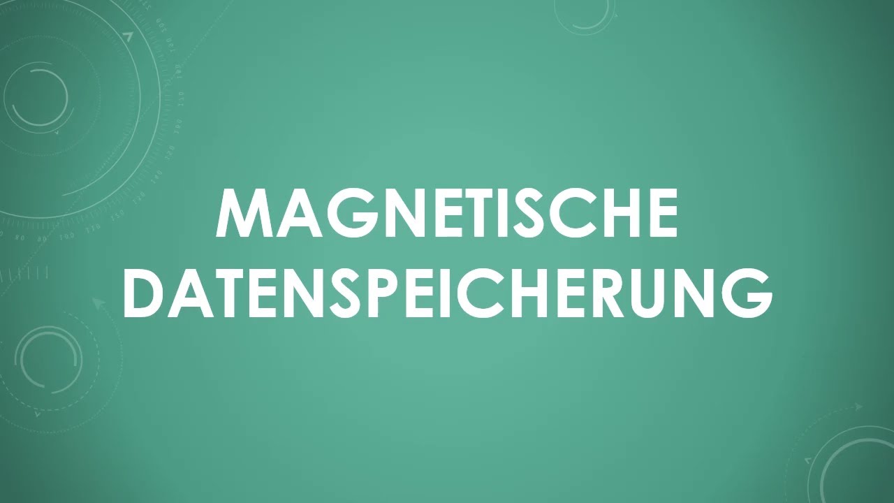 Magnetische Datenspeicherung (einfach und kurz erkl&auml;rt)