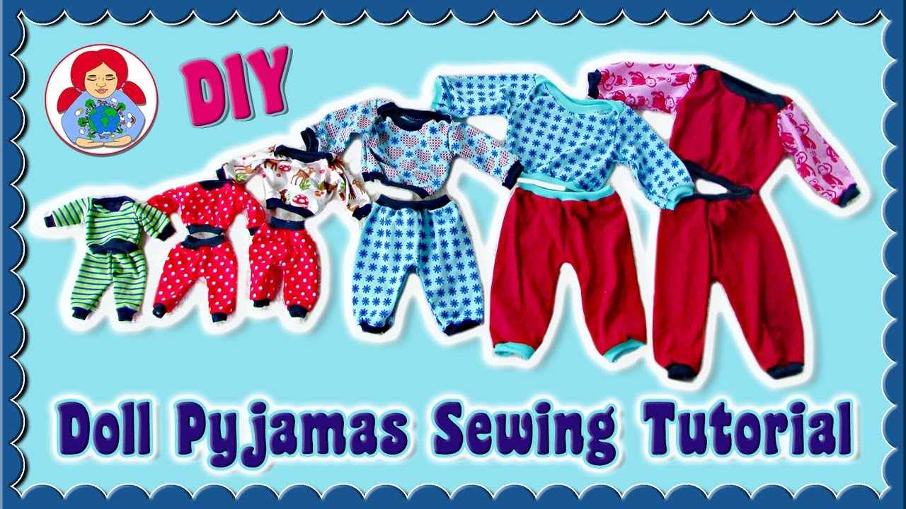 DIY | Pyjamas Pajamas for (Waldorf) Dolls | Sami Doll Tutorials