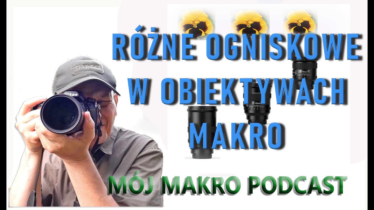 Różne ogniskowe w obiektywach makro. Makrofotografia-Mój Makro Podcast #mojmakroswiat #obiektywmakro