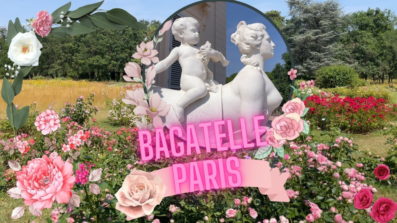 Ballade au Jardin de Bagatelle Paris   (Part/ 1)