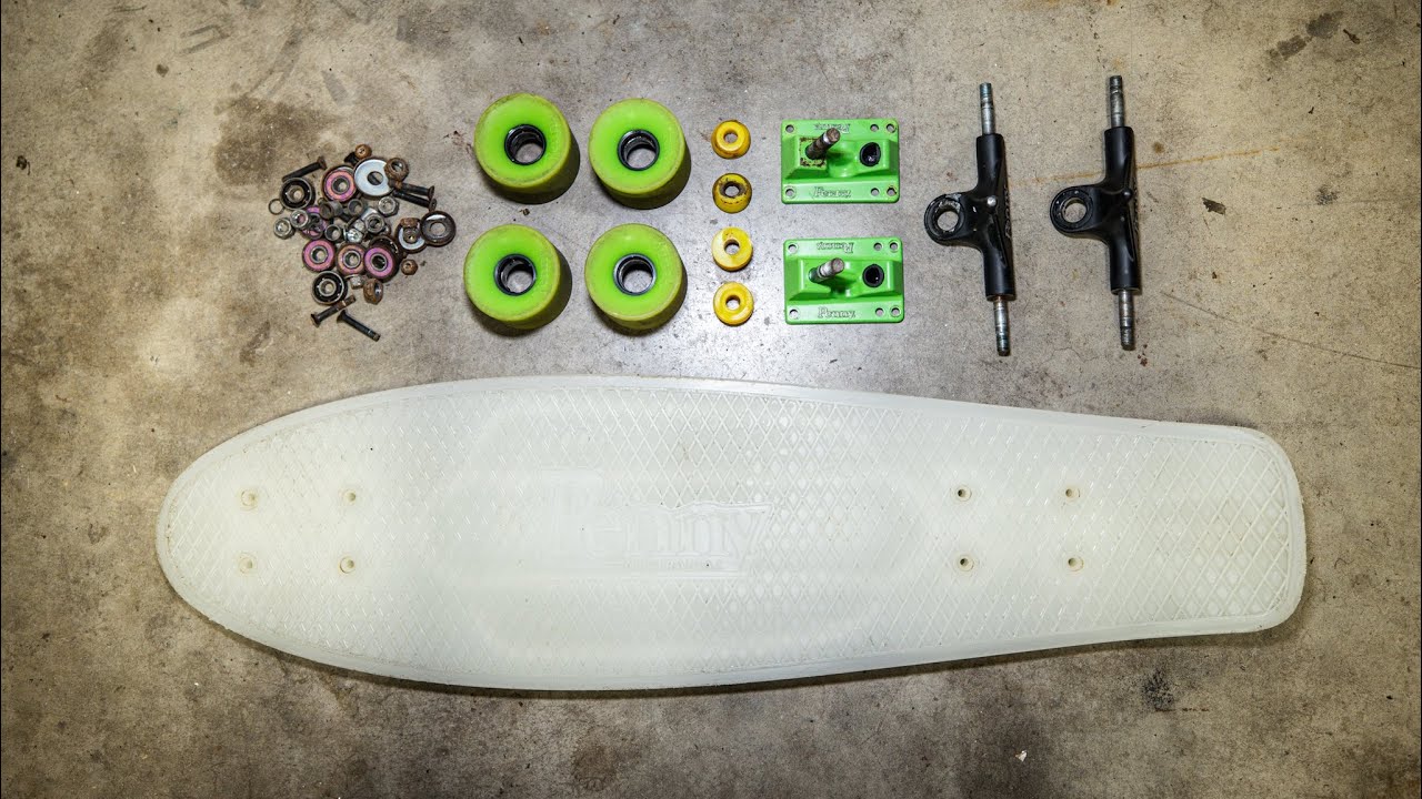 Old Skateboard Tune up | Penny Nickel