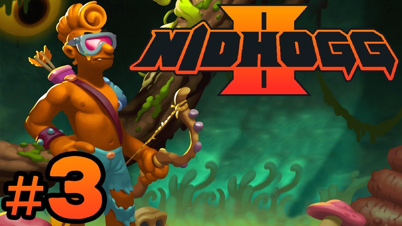 Nidhogg 2 - #3 - Unending Boomerangs! (4 Player Gameplay)