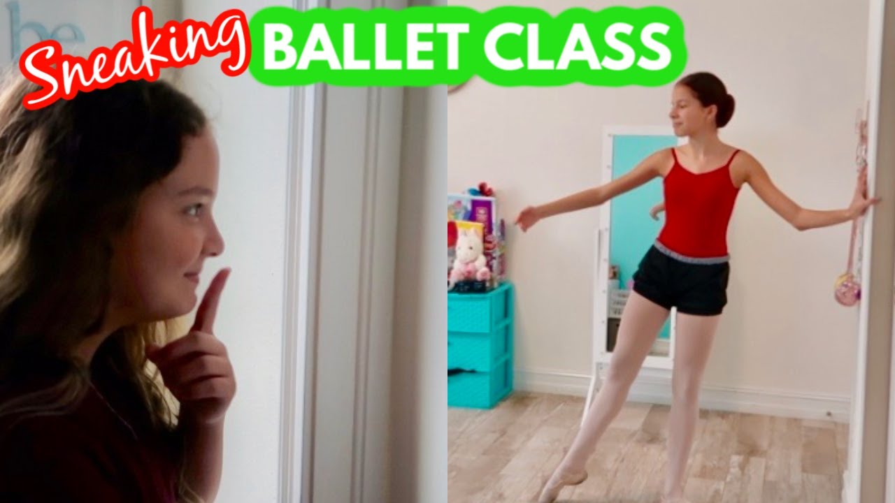 SNEAKING INTO KATHERYN'S BALLET CLASS | SISTERFOREVERVLOGS #760