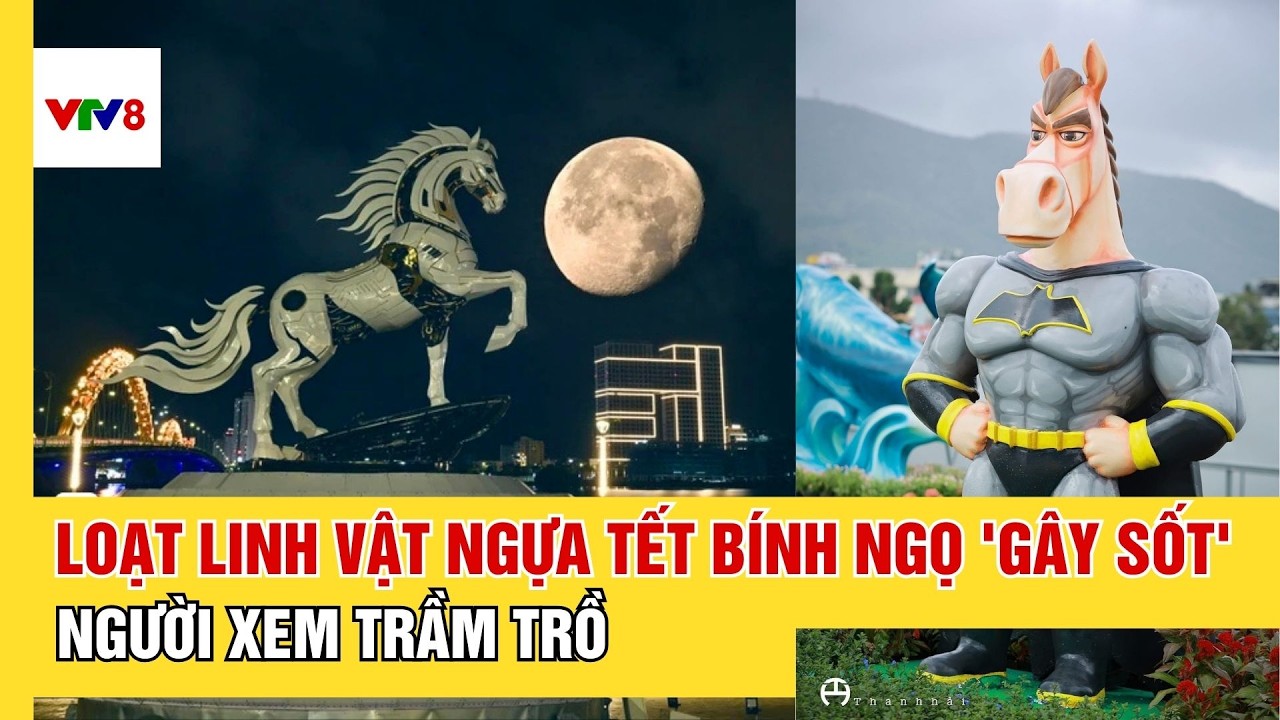 Loạt linh vật ngựa tết Bính Ngọ đang 'gây sốt', khiến người xem trầm trồ