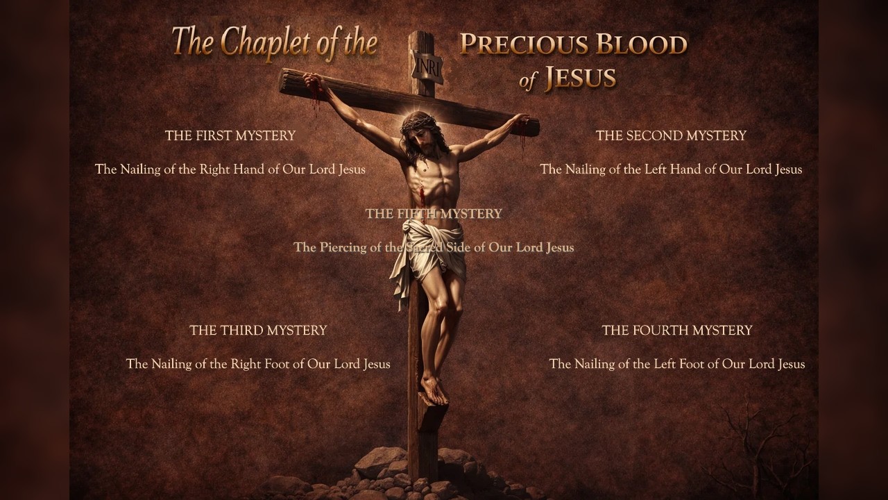 Chaplet of the Precious Blood of Jesus | Powerful Prayer for Protection & Mercy