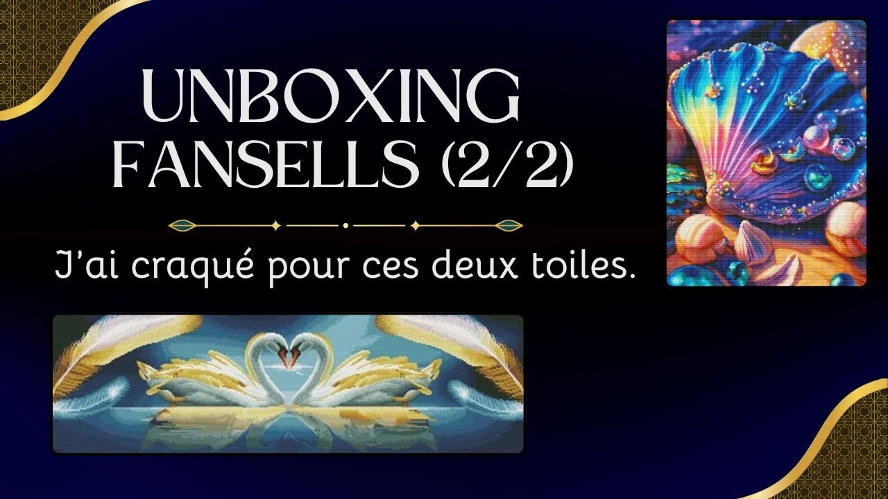 UNBOXING #fansells  (2/2) #unboxing #crossstitch #pointdecroix